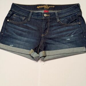 Arizona Jean Company Dark Blue Denim Shorts